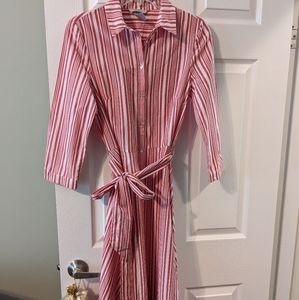 💥BUY 1GET 1 FREE H&M Red and White Dress